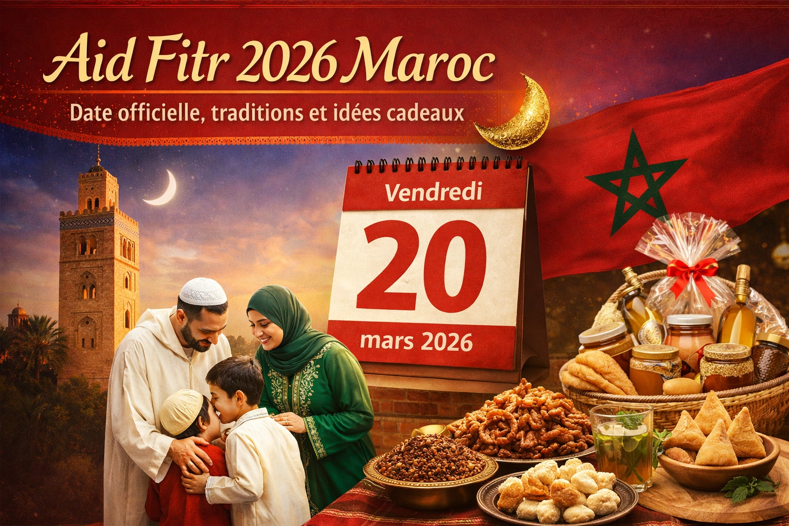 Aid Fitr 2026 Maroc : date officielle, traditions et idées pour célébrer
