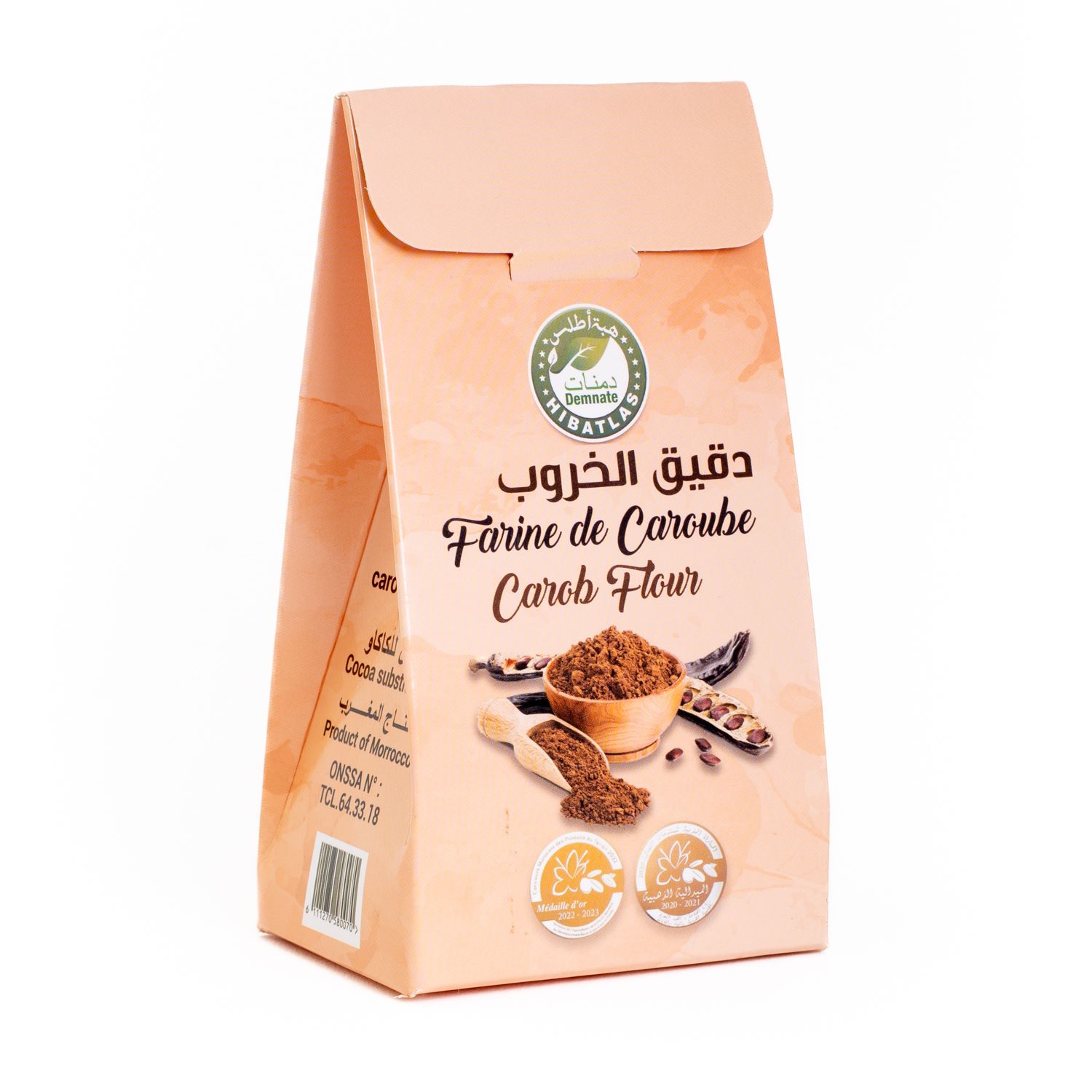 Farine de Caroube Sachet en Carton 200g