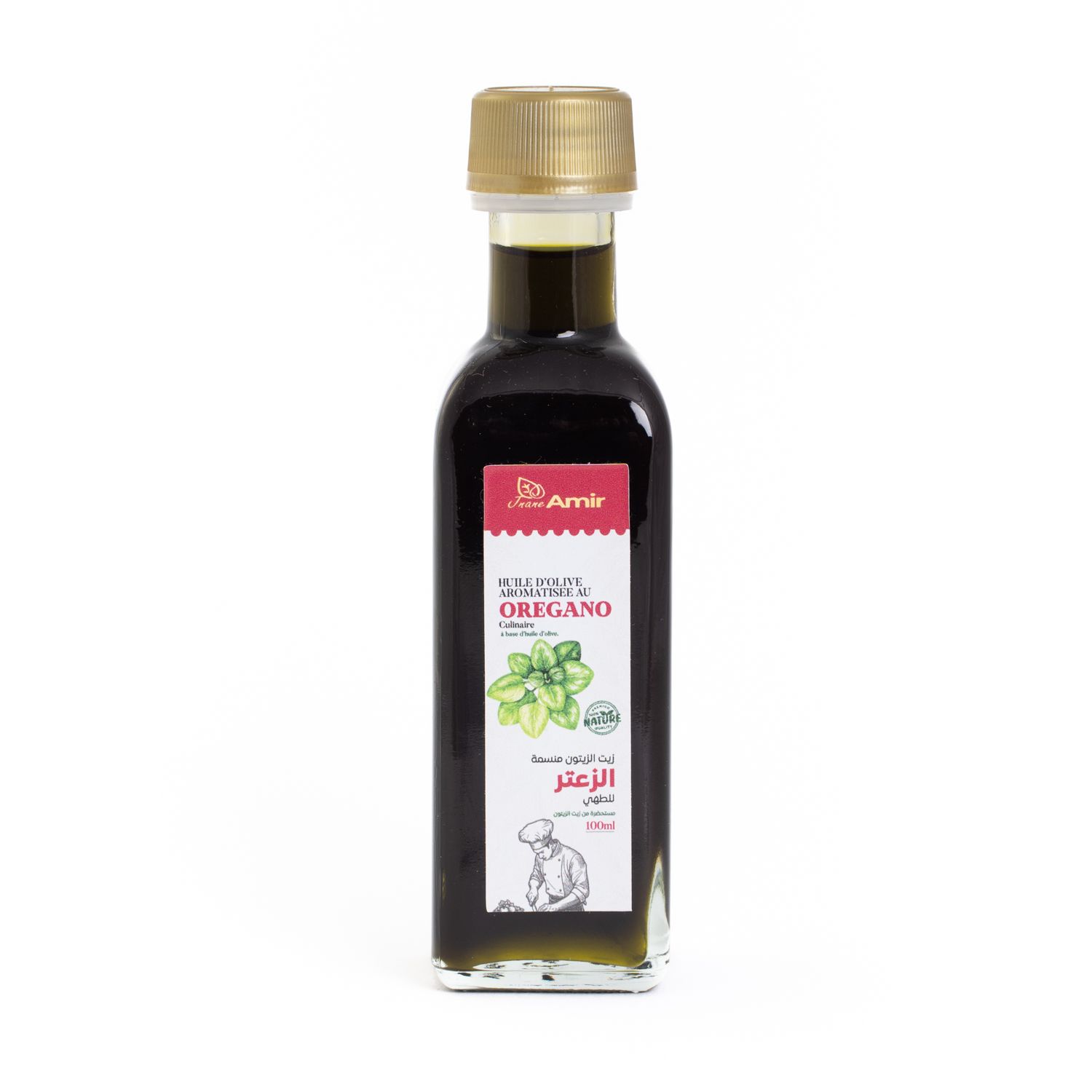 Huile Aromatisée Origan à Base d'Huile d’Olive Extra Vierge 100 ml