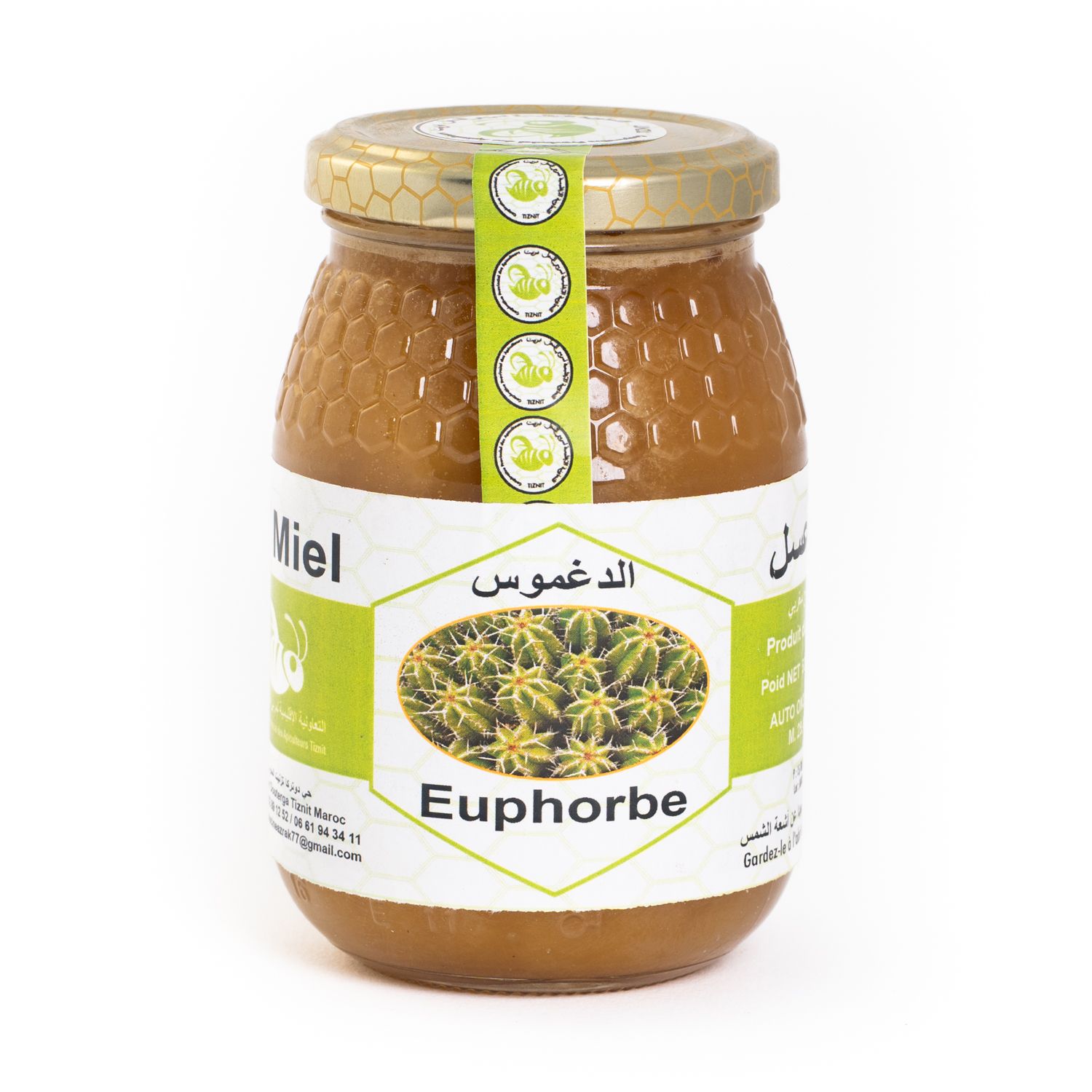 Miel Euphorbe - Pot en Verre 500 Gr 500 gr