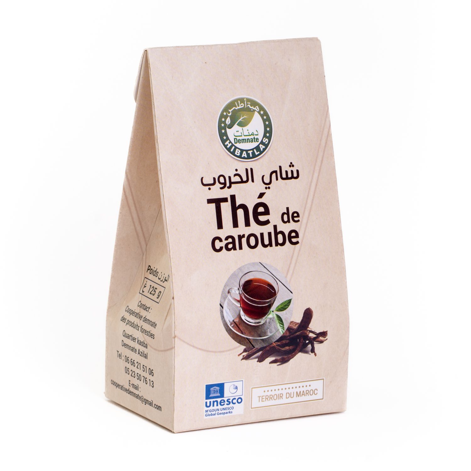 Thé de Caroube Sachet en Carton 125g
