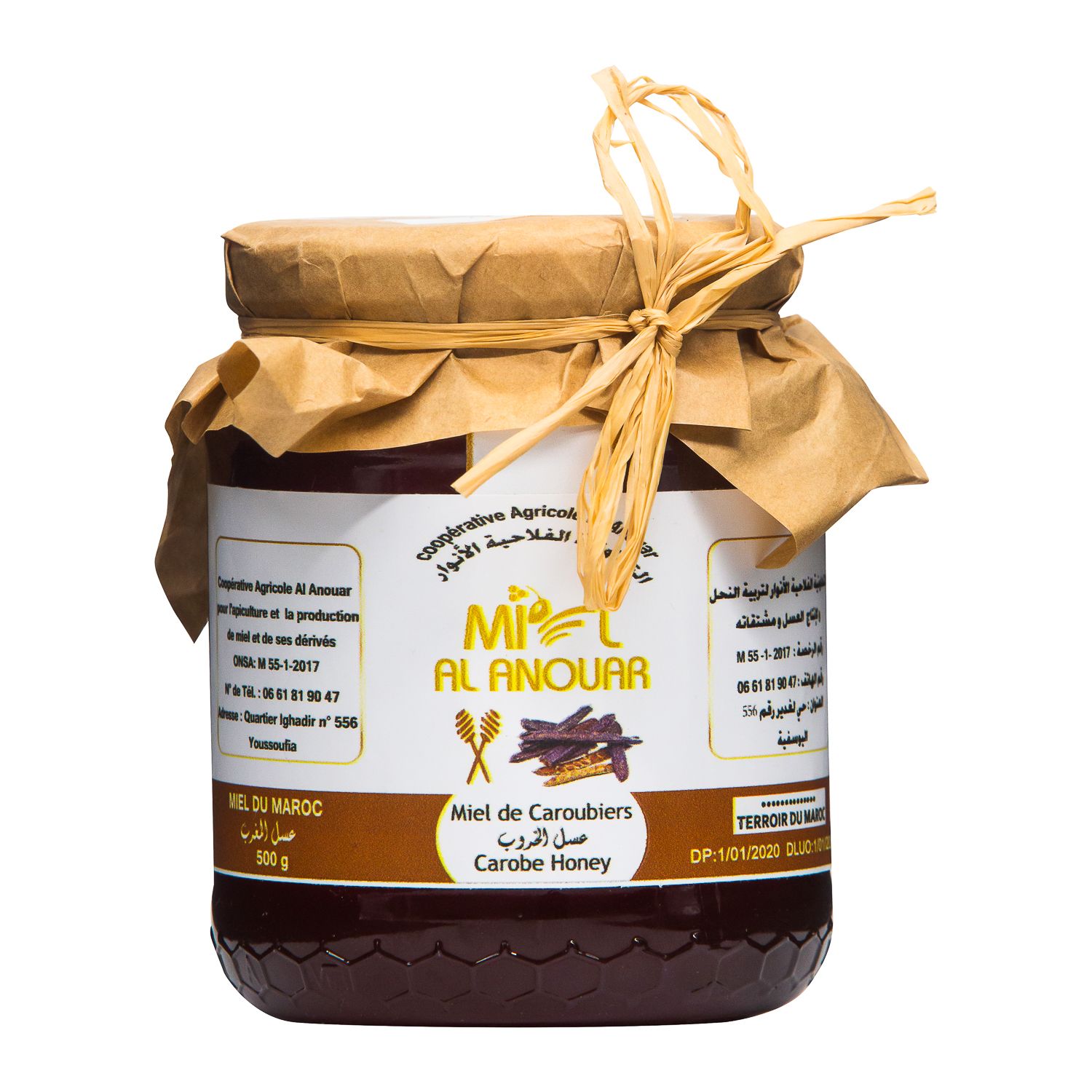 Miel de caroubier - 500g