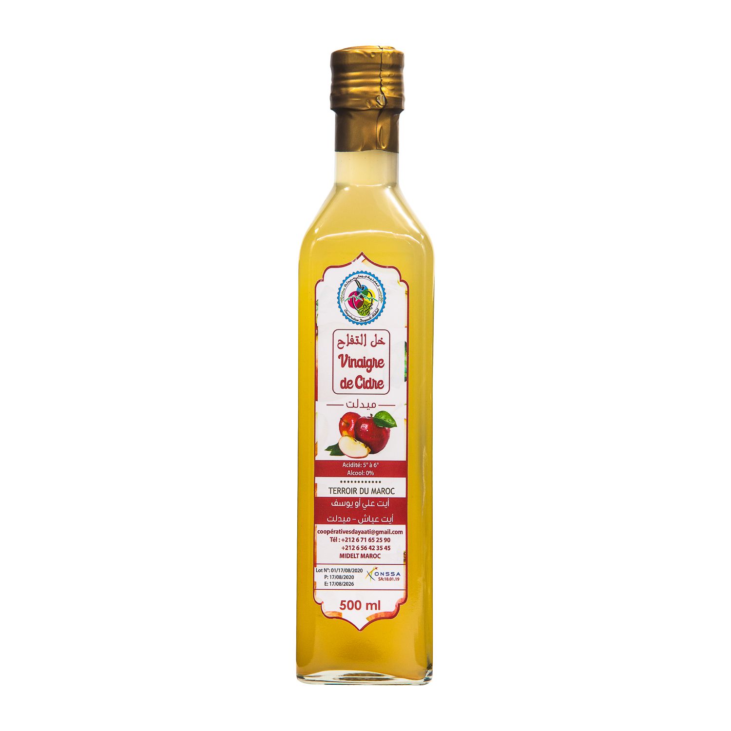 Vinaigre de pomme 500ml