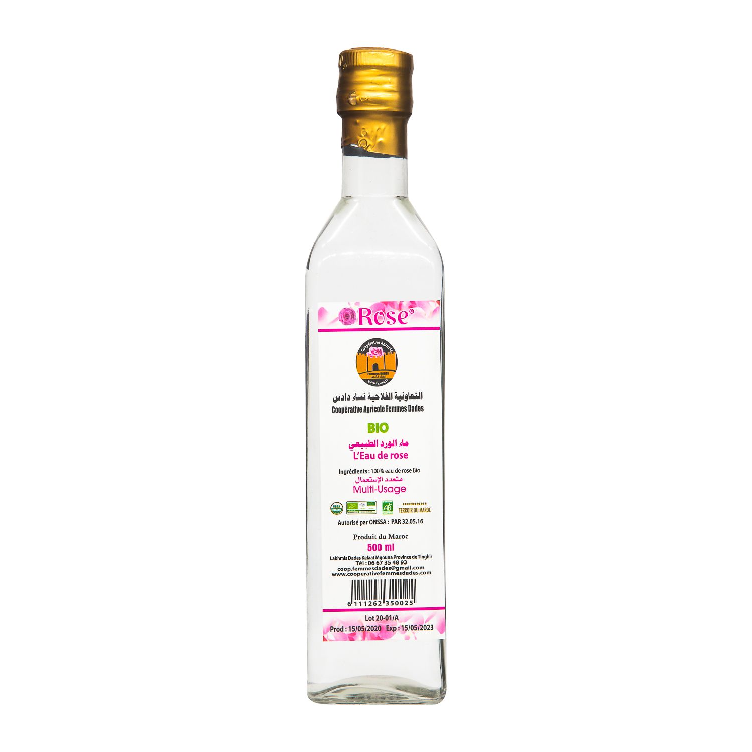 Eau de rose 500ml