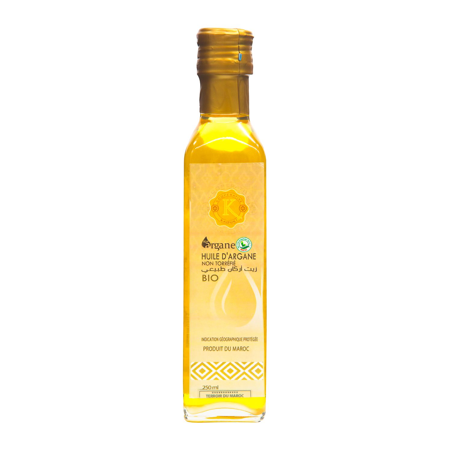 Huile d'argane cosmétique 250ml