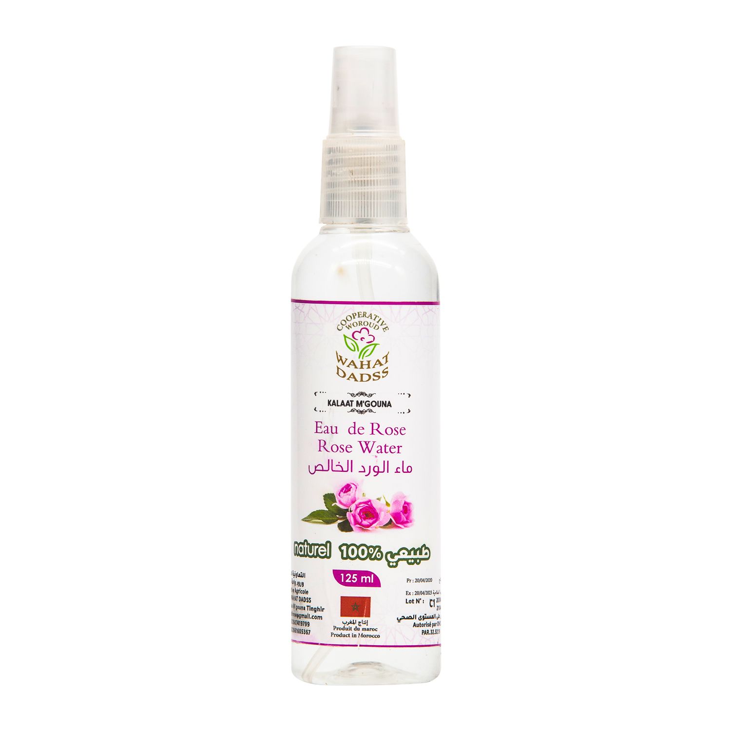 Eau de rose 125ml